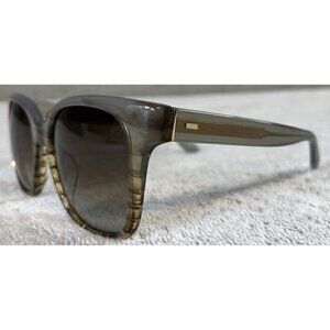 Bobbi Brown THE GRETCHEN/S 5CBHA Gray Brown Gold Square Sunglasses 52-18-140